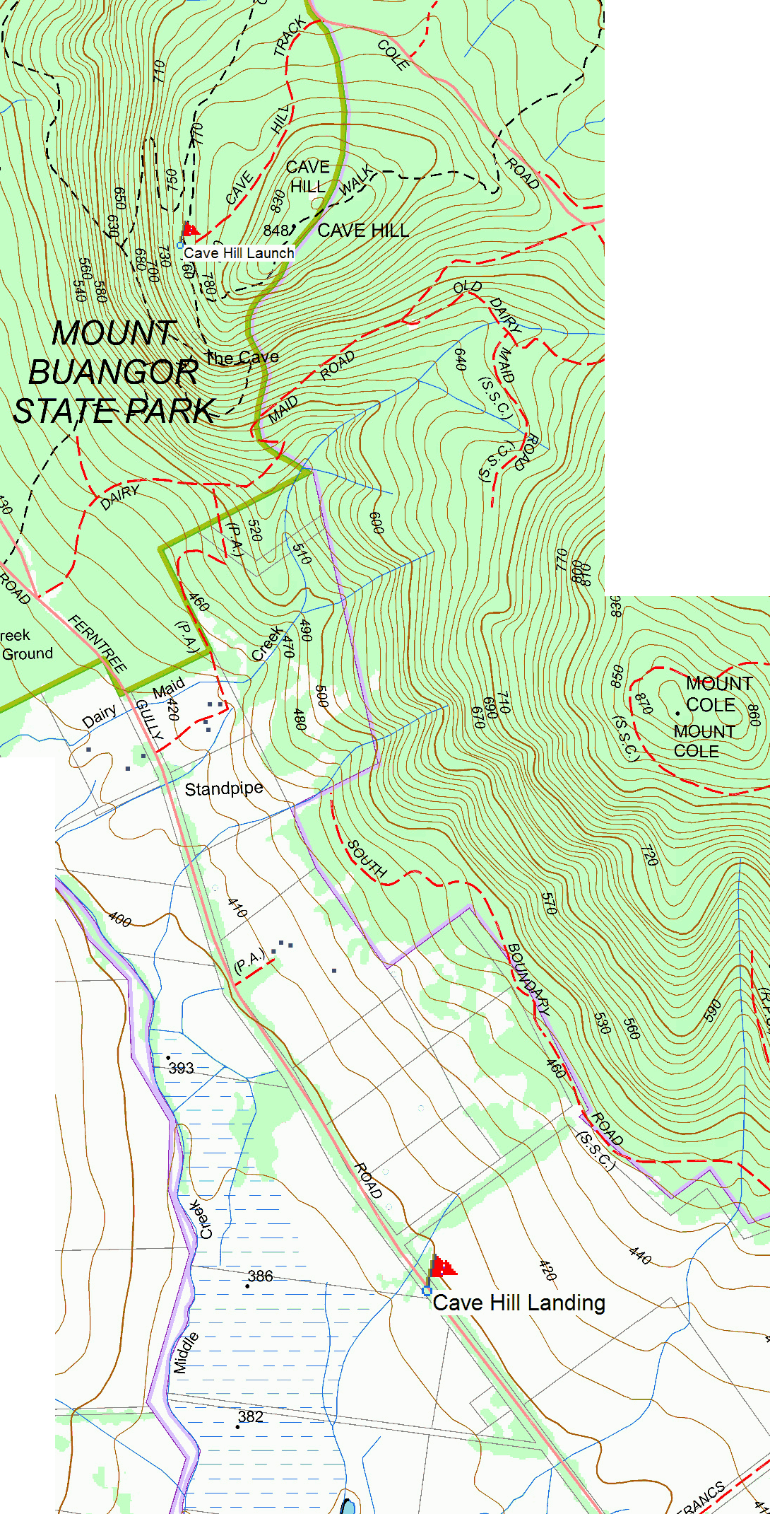 Cave Hill HangGliding and Paragliding Site Australian National Site